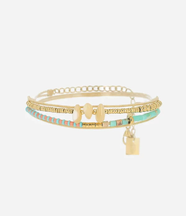 BIJOUX ZAG BRACELET GIRGA ACIER DORE