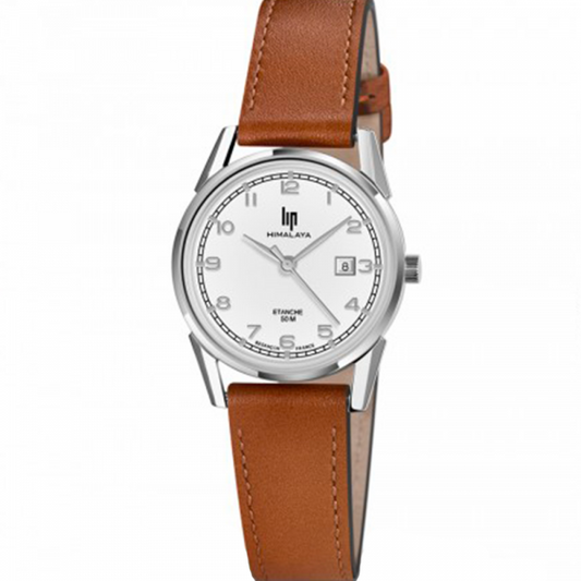 Montre Lip Himalaya 29MM en Cuir Marron